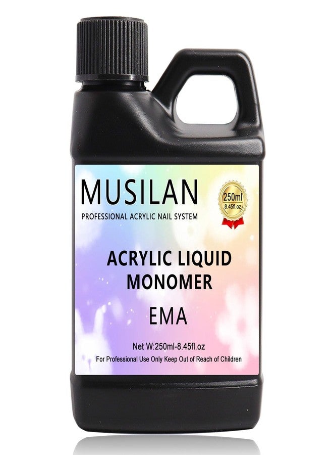 MUSILAN Monomer Acrylic Nail Liquid - 8.45oz Professional Monomer For Acrylic Powder Application,Non-Yellowing MMA-Free Nail Monomer Liquid for Beginners DIY at Home Nail Salon &Nail Extension Carving - Image 1